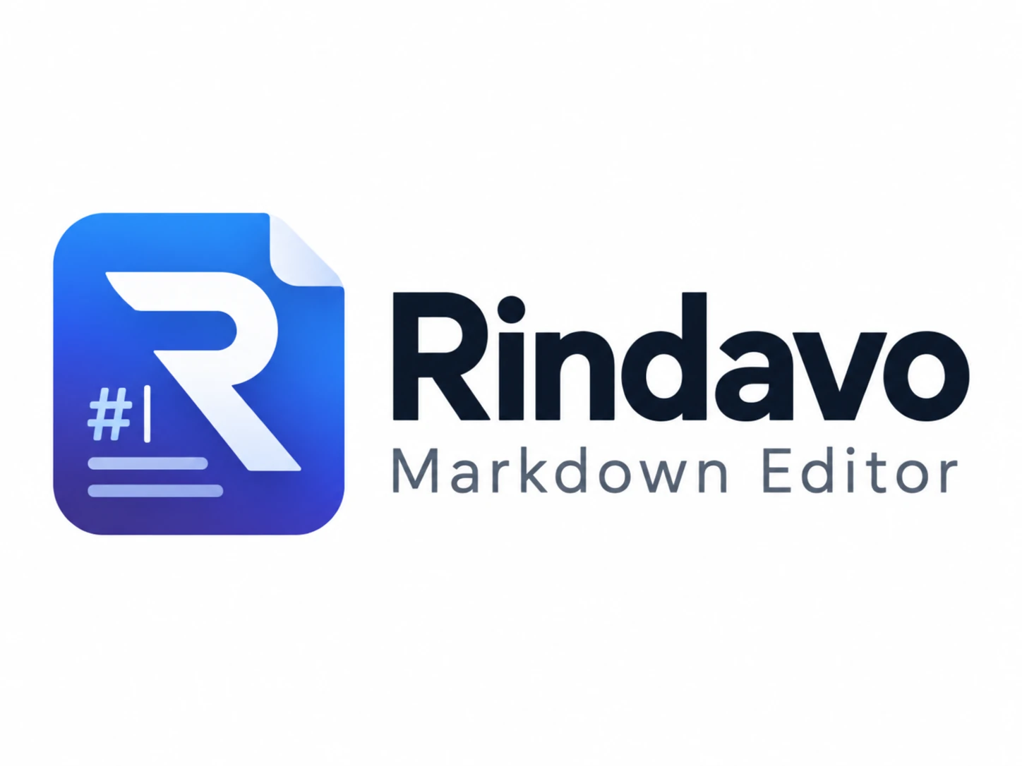 Rindavo Markdown Editor logo